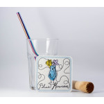 Stickdatei ITH - Untersetzer Blue Hawaian